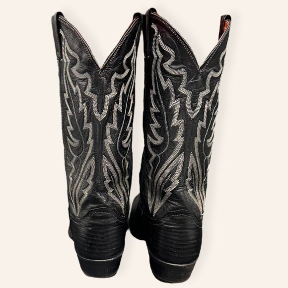 Black Justin Boots Men’s Size 7 | Stamped Imperfect - Picture 3 of 6